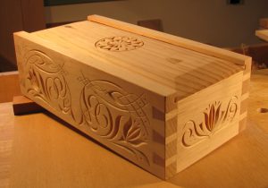 Handcraft: Sandal Wood Carved Box
