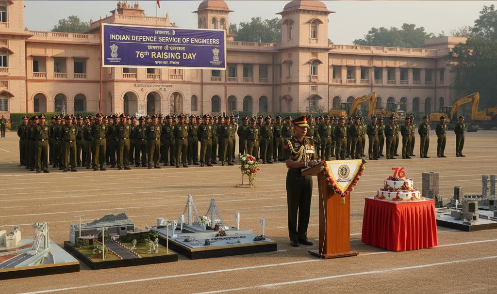 Indian Defence Service of Engineers Celebrates 76th Raising Day at Delhi Cantt
