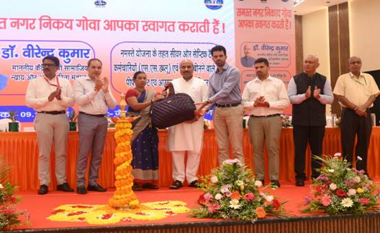 Distribution of Sanitation Kits and Ayushman Cards Under NAMASTE Scheme