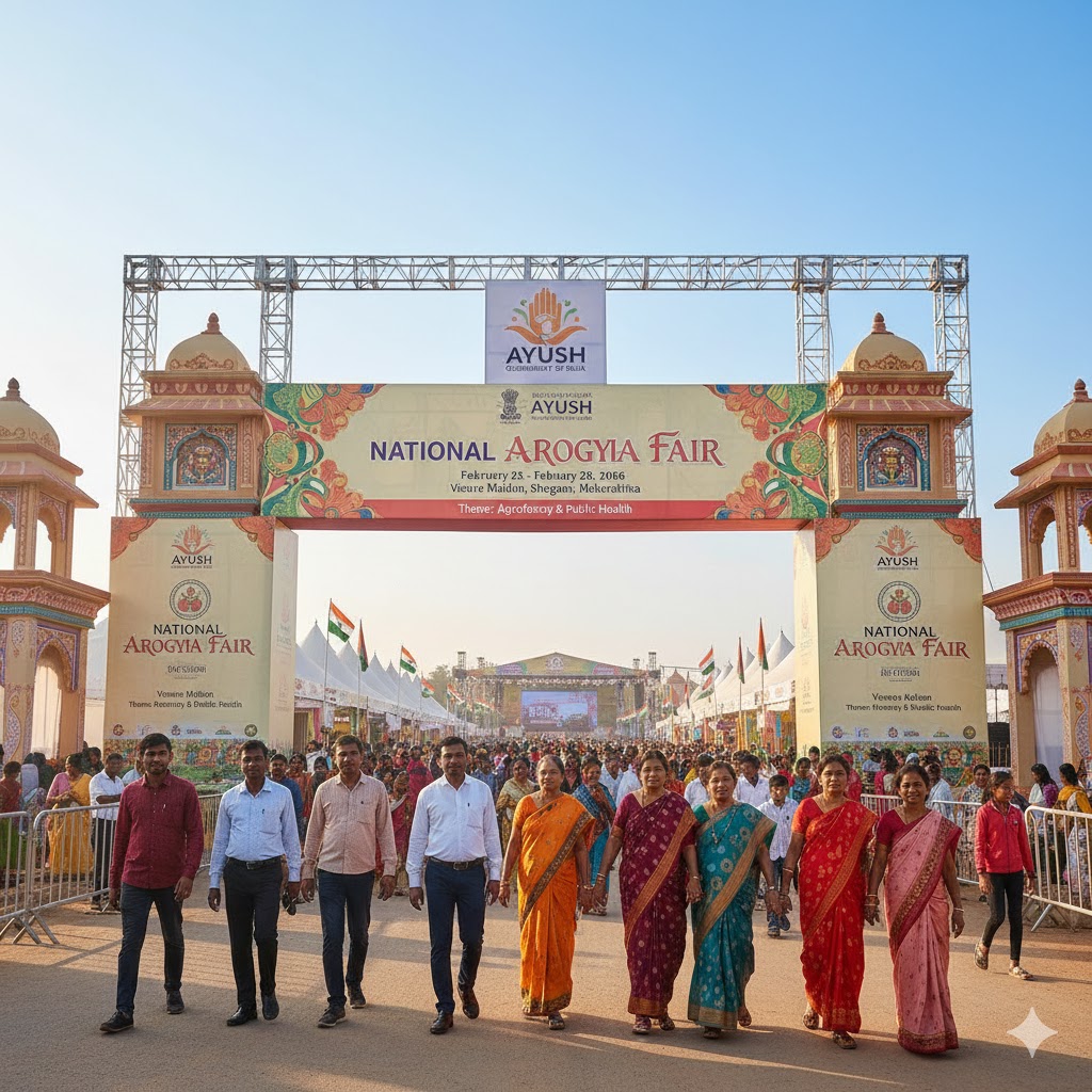 National Arogya Fair 2026 to Be Held in Shegaon from 25–28 February