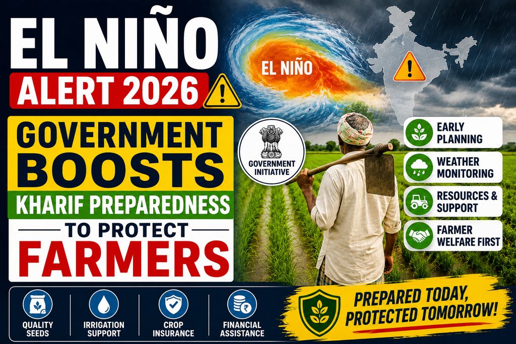 El Niño Alert 2026: Government Boosts Kharif Preparedness to Protect Farmers