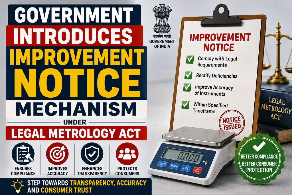 Legal metrology act improvement notice